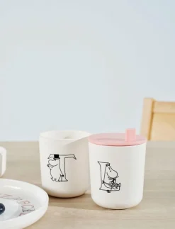 RIG-TIG Moomin ABC dricklock till mugg - Pipmuggar SALMON Best