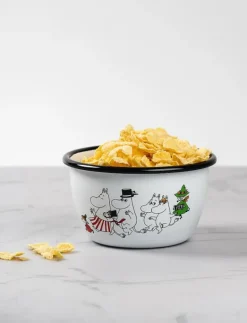 Muurla Moomin enamel bowl - Frukostskålar WHITE Best
