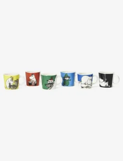 Moomin minimug set 6 pcs 1st classics - Muggar & Koppar|Arabia Discount