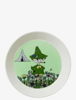 Moomin plate Ø19cm Snufkin - Frukostskålar|Arabia Clearance