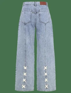 Moon Washed Denim Pants - Vida byxor|Stella Nova Online