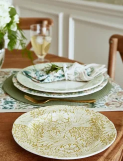 Morris & Co Plate Marigold 4-pack - Mattallrikar YELLOW Clearance