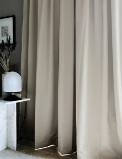 Mimou Mörkläggande hotellgardin dubbel bredd - Gardinlängd SAND Sale