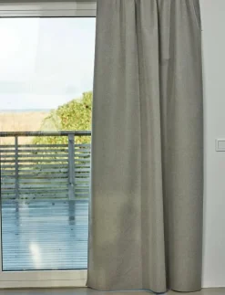 MÖRKLÄGGNINGSGARDIN 1-P BEIGE MEL 130X250 - Gardinlängd|Noble House Best