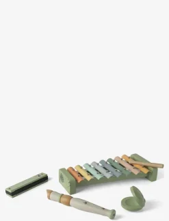 MULTI MUSIC SET WOODEN IN GIFT BOX 5 PARTS - Musikinstrument|Dantoy New