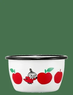 Mumin emaljskål Glada Äpplen 3dl, Lilla My - Skålar & Fat|Muurla Hot