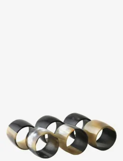Broste Copenhagen Napkin ring Jay 6-pack - Servettringar & Servettställ NATURAL Sale