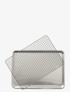 Nordic Ware Naturals® Half Sheet Bakplåt med ugnssäkert grillgaller - Ugnsformar SILVER Clearance