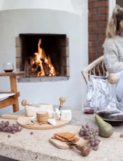 Sagaform Nature cheese set, 3 pcs - Ostknivar BROWN Outlet