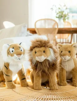 Teddykompaniet Naturtroget Lejon, Sittande - Mjukisdjur BROWN Clearance