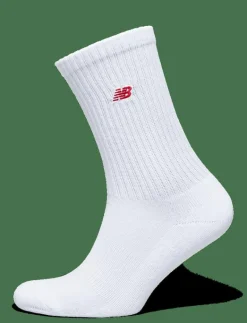 New Balance NB Patch Logo Crew 3 Pairs - Strumpor WHITE Clearance