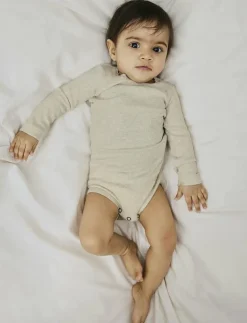 name it NBFKAB LS BODY NOOS - Långärmad body PEYOTE MELANGE