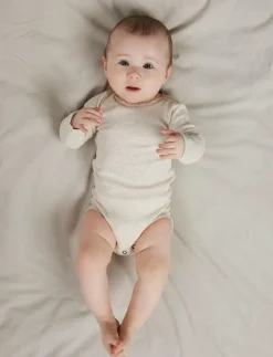 name it NBFKAB LS BODY NOOS - Långärmad body PEYOTE MELANGE