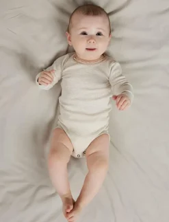 name it NBFKAB LS BODY NOOS - Långärmad body PEYOTE MELANGE