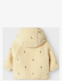 Lil'Atelier NBFNALO LOOSE SHERPA JACKET LIL - Jackor BLEACHED SAND Hot