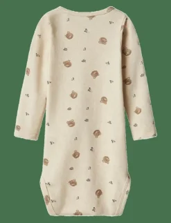 name it NBFOLEISA M LS BODY - Långärmad body PEYOTE MELANGE New