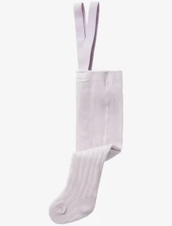 name it NBFWAKMA WO/BL RIB PANTYHOSE W/SUS - Strumpbyxa LILAC ASH New