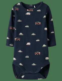 name it NBMTHUE LS BODY - Långärmad bodysuit NAVY BLAZER Outlet