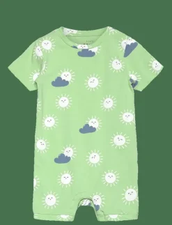 name it NBMVROELS SUNSUIT BOX - Kortärmad bodysuit ARCADIAN GREEN Outlet