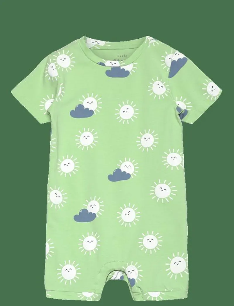 name it NBMVROELS SUNSUIT BOX - Kortärmad bodysuit ARCADIAN GREEN Outlet