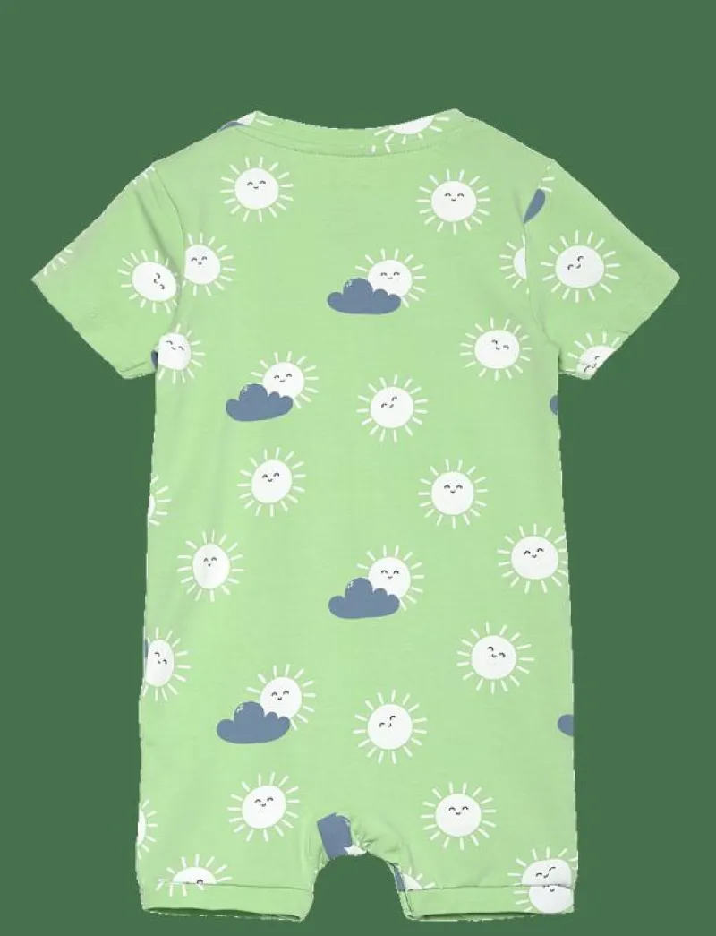 name it NBMVROELS SUNSUIT BOX - Kortärmad bodysuit ARCADIAN GREEN Outlet
