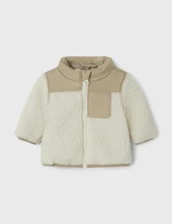 name it NBNMOSIE TEDDY JACKET1 - Jackor WHITECAP GRAY Best