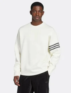 adidas Originals NC LS OS CREW - Sweatshirts OWHITE New