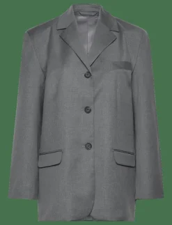 2NDDAY 2ND Harry - Classic Tailoring - Enkelknäppta kavajer DARK GREY MELANGE Sale