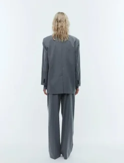 2NDDAY 2ND Harry - Classic Tailoring - Enkelknäppta kavajer DARK GREY MELANGE Sale