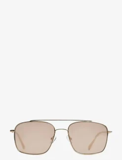 Nicki Gold Cinnamon - Fyrkantiga|Corlin Eyewear
