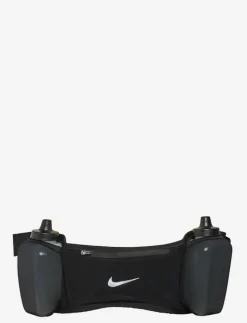 NIKE Equipment NIKE FLEX STRIDE DBL BOTTLE BELT 24 OZ - Löputrustning BLACK/BLACK/SILVER Online