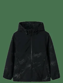 name it NKMALFA08 SOFTSHELL JACKET REF AOP FO - Jackor BLACK Online