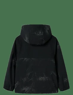 name it NKMALFA08 SOFTSHELL JACKET REF AOP FO - Jackor BLACK Online