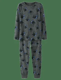 NKMNIGHTSET DARK GREY MEL SKULL NOOS - Set|name it Clearance