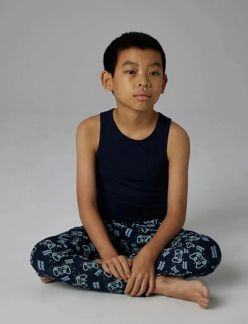 NKMTANK TOP 2P SAPPHIRE GAME NOOS - Ärmlösa|name it