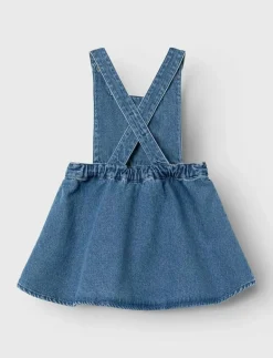 name it NMFJUDIT GABBY DENIM SPENCER SKY - Hängselklänningar DARK DENIM Best