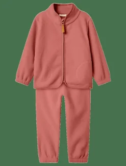 Lil'Atelier NMFLASPEKTRA FLEECE SET 1FO LIL - Overaller WITHERED ROSE Discount