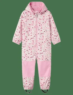name it NMFMALTA05 SOFTSHELL SUIT AOP FO - Overaller CHERRY BLOSSOM New