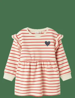 NMFTORINA NREG SWE DRESS BRU PB - Långärmade vardagsklänningar|name it Outlet