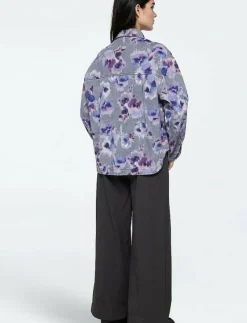 Moves Noliana shirt 4419 - Jeansskjortor 0201 CASTLEROCK