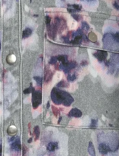 Moves Noliana shirt 4419 - Jeansskjortor 0201 CASTLEROCK