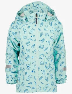 Didriksons NORMA KIDS PR JKT 3 - Skaljacka DOODLE PALE MINT Discount