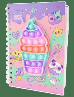 Robetoy NOTEBOOK SPIRAL POP IT ICE CREAM A5 - Kalendrar & Anteckningsblock MULTICOLOUR Hot