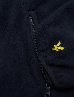 Lyle & Scott Nylon Trim Polar Fleece - Jackor Z271 DARK NAVY New