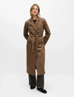 Object OBJFENJA LO LONG BLAZER E WI 25 - Tunna kappor DARK EARTH