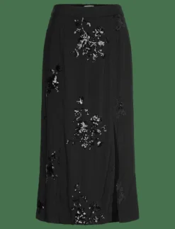 Object OBJSIMONE RE HW SKIRT 136 - Midi kjolar BLACK