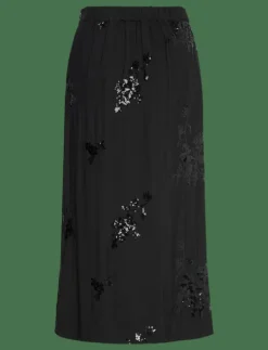 Object OBJSIMONE RE HW SKIRT 136 - Midi kjolar BLACK