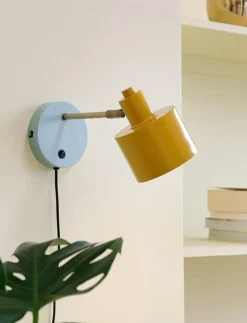 Ocean karry/ messing/ turkis væglampe - Vägglampor|Dyberg Larsen Discount