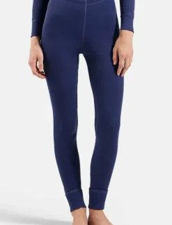 Odlo Active Warm Bl Bottom Long - Underställsbyxor SKIPPER BLUE Sale