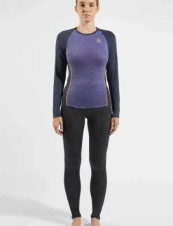 Odlo Bl Bottom Long Natural Performance Pw 150 - Underställsbyxor DARK GREY MELANGE Best